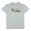 T-shirt Levi's Camo Poster Logo Gray 60731 Grey