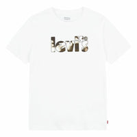 T-shirt Levi's Camo Poster Logo Bright White