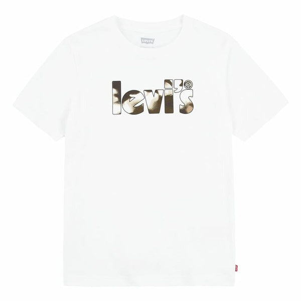 T-shirt Levi's Camo Poster Logo Bright White