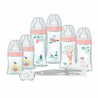 Set of baby's bottles Dodie Pink 8 Pieces