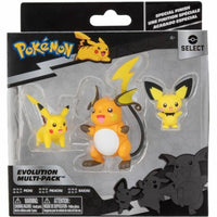 Set of Figures Pokémon Evolution Multi-Pack: Pikachu