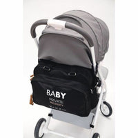 Diaper Changing Bag Baby on Board Simply Black Innovative and functional