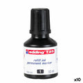 Refill ink Edding T25 Permanent Black 30 ml (10 Units)