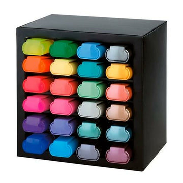 Fluorescent Marker Set Faber-Castell Textliner Plastic 24 Pieces (24 Pieces)