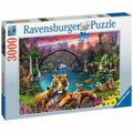 Puzzle Ravensburger Tigers in the lagoon 3000 Pieces