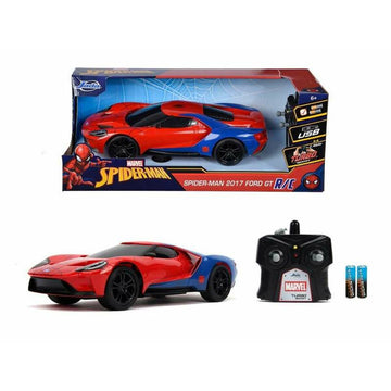 Remote-Controlled Car Simba Spiderman Red Multicolour