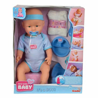 Baby Doll with Accessories Simba New Born Baby 43 cm