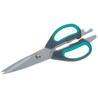 Scissors Wolfcraft Multifunction Steel Green (21,5 cm)