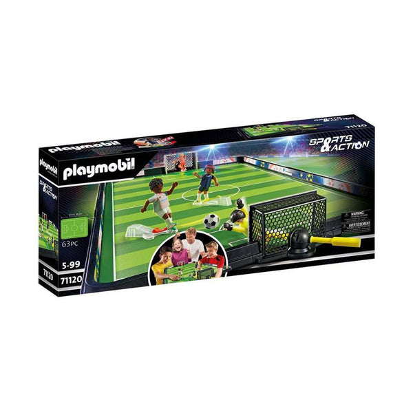Playset Playmobil Sports & Action Football Pitch 63 Pieces 71120