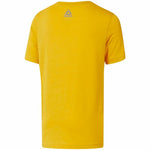 Children’s Short Sleeve T-Shirt Reebok Elemental Yellow