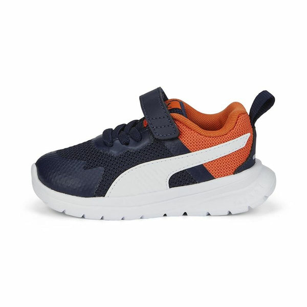 Sports Shoes for Kids Puma Evolve Run Mesh Navy Blue