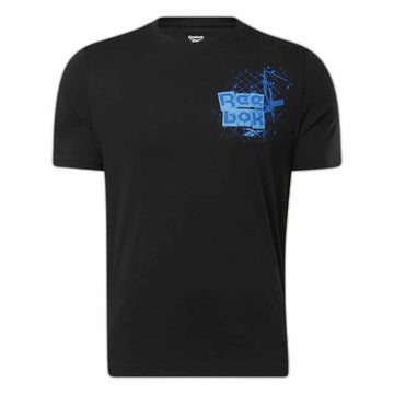Men’s Short Sleeve T-Shirt Reebok Graphic Series Black