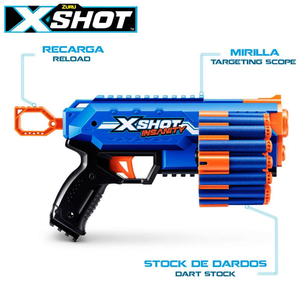 Dart Gun Zuru X-Shot Insanity Manic