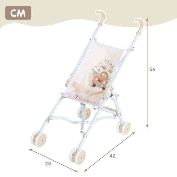 Chair for Dolls Colorbaby Safari 27 x 56 x 53 cm Foldable 12 Units