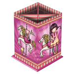 Pencil Case Gorjuss Carousel Pink Cardboard (8.5 x 11.5 x 8.5 cm)