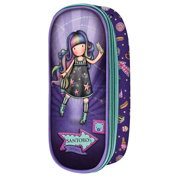 School Case Gorjuss Up and away Purple (10 x 23 x 6 cm)