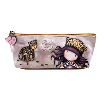 School Case Gorjuss Leopard (22.3 x 8.8 x 5.7 cm)