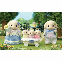 Dolls House Accessories Sylvanian Families 5735 Flora Rabbit family