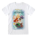 Short Sleeve T-Shirt The Little Mermaid Classic Poster White Unisex