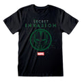 Short Sleeve T-Shirt Marvel Logo Icon Black Unisex