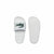 Women's Flip Flops Lacoste Croco Dualiste Synthetic Logo Strap White