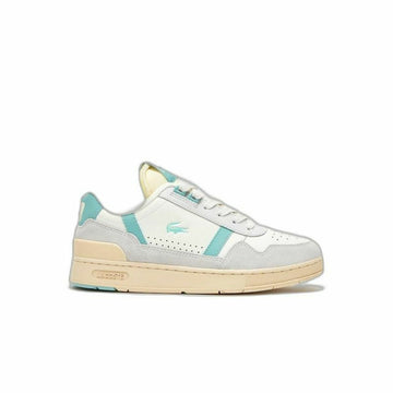 Women’s Casual Trainers Lacoste T-Clip Leather  Colour Pop White