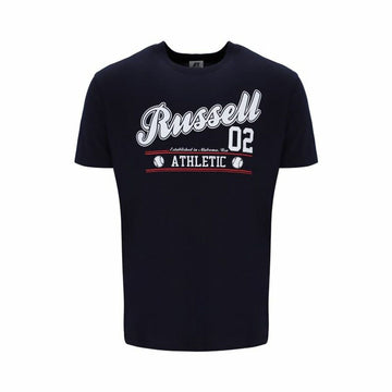 Short Sleeve T-Shirt Russell Athletic Amt A30311 Black Men