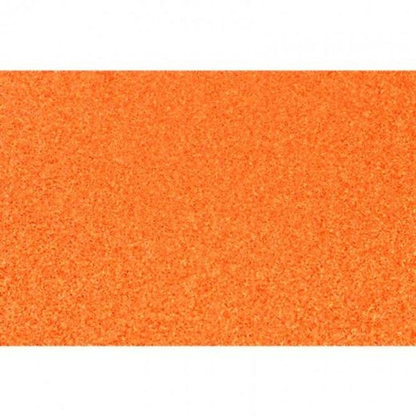 Eva Rubber Fama Glitter Orange 50 x 70 cm (10 Pieces)