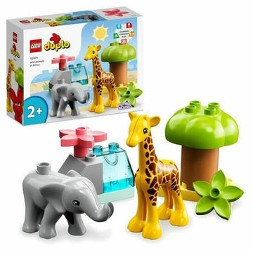 Playset Lego DUPLO African Wild Animals, 10 Pieces