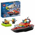 Playset Lego City 60373 The firefighters' rescue boat Multicolour 144 Pieces