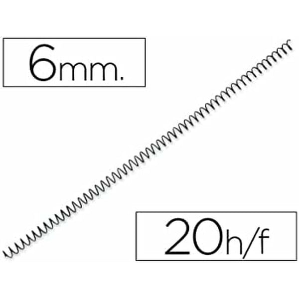 Binding Spirals Q-Connect KF04427 Metal Ø 6 mm (200 Units)