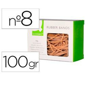 Elastic bands Q-Connect KF15045 Brown