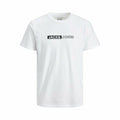 Children’s Short Sleeve T-Shirt JJNEO TEE SS CREW JNR Jack & Jones 12225316 White