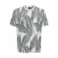 Men’s Short Sleeve T-Shirt Only & Sons Onskobe Reg Banana Leaf Blue White