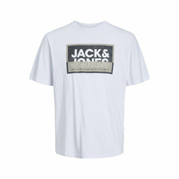 Child's Short Sleeve T-Shirt Jack & Jones logan White