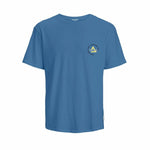 Child's Short Sleeve T-Shirt Jack & Jones Jcofast Print Tee Ss  Blue