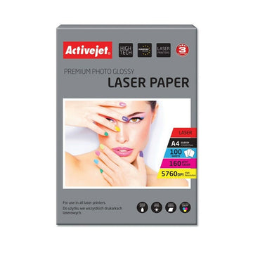 Glossy Photo Paper Activejet AP4-160G100L A4 100 Sheets 21 x 29,7 cm