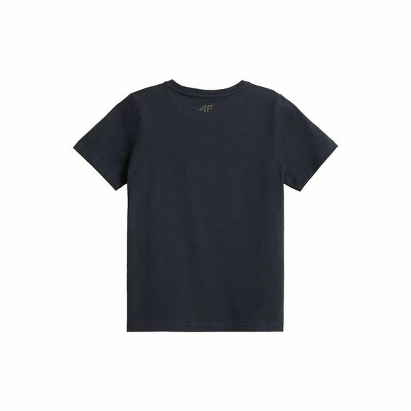 Children’s Short Sleeve T-Shirt 4F JTSM012  Dark blue