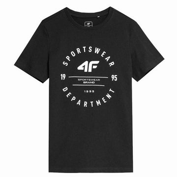 Children’s Short Sleeve T-Shirt 4F M294 Deep Black