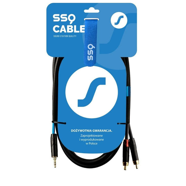 Audio Jack to 2 RCA Cable Sound station quality (SSQ) SS-1423