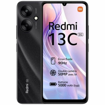 Smartphone Xiaomi REDMI 13C BLACK 6,74" Mediatek Dimensity 6100+ 4 GB RAM 128 GB Black