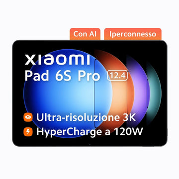 Tablet Xiaomi PAD 6S PRO 12,4" Qualcomm Snapdragon 8 Gen 2 8 GB RAM 256 GB Graphite