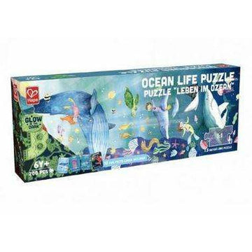 Puzzle Hape 150 x 30 cm 200 Pieces Navy