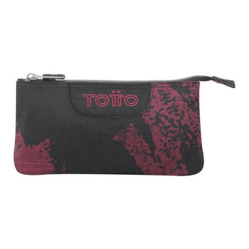 Triple Carry-all Totto AC52ECO012-2310Z-5C5 Black Red