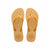 Women's Flip Flops Havaianas Fantasia Gloss Golden