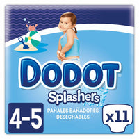 Disposable nappies Dodot Splashers 4-5 9-15 kg (11 Units)