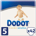 Disposable nappies Sensitive T5 11-16 kg Dodot (42 pcs)