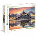 Puzzle Clementoni The magnificent Mont Saint-Michel 39367.1 98 x 33 cm 1000 Pieces