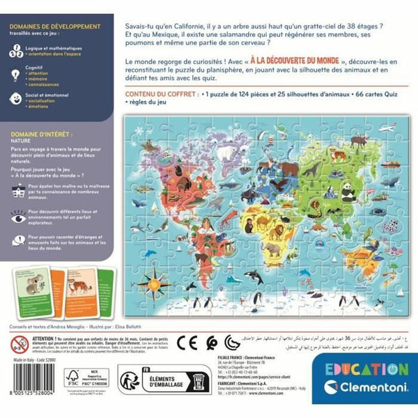 Educational Game Clementoni À la découverte du monde (FR)