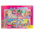 4-Puzzle Set Barbie MaxiFloor 192 Pieces 35 x 1,5 x 25 cm